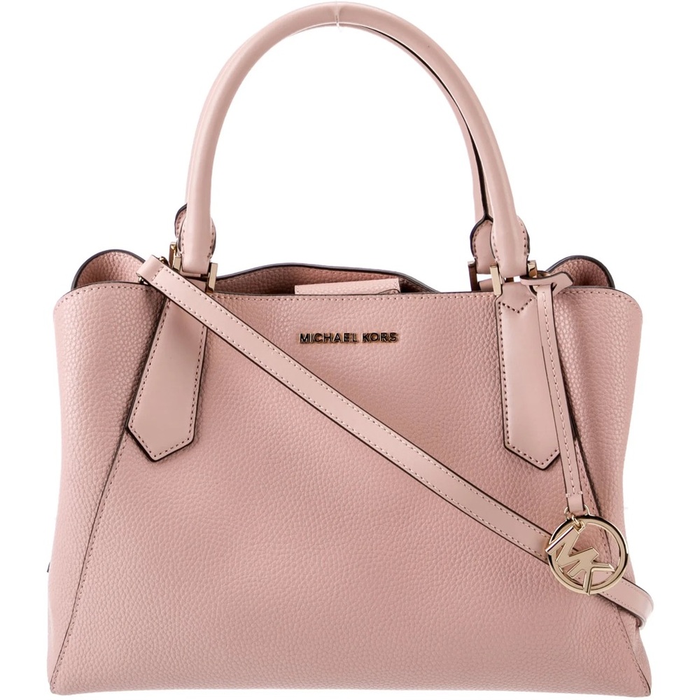 Michael Kors Kimberly Large Pebbled Leather Satchel